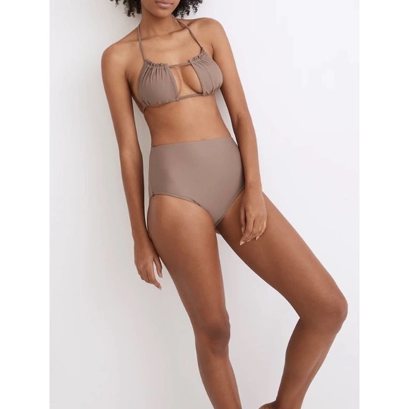 Madewell• Second Wave Retro High-Waisted Bikini Bottom - Picture 1 of 8